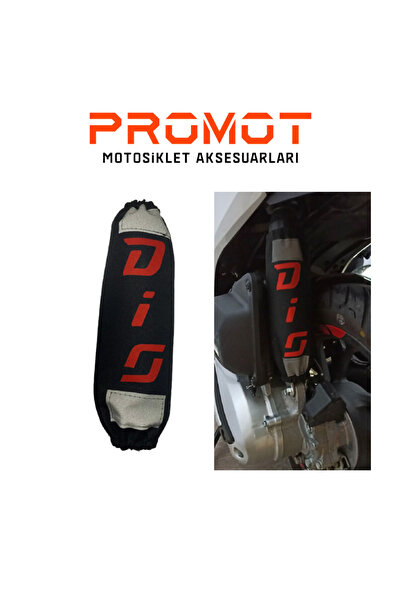 MOTOSEPETİM Motorsiklet HONDA DİO KIRMIZI AMORTİSÖR KILIFI REFLEKTÖRLÜ