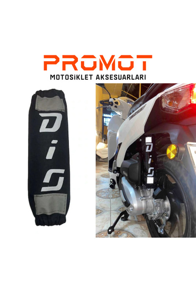 PROMOT DİO BEYAZ RENK AMORTİSÖR KILIFI REFLEKTÖRLÜ MODEL