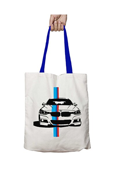 ART HEDİYE حقيبة كتف BMW M3 قابلة للغسل بمقبض أزرق