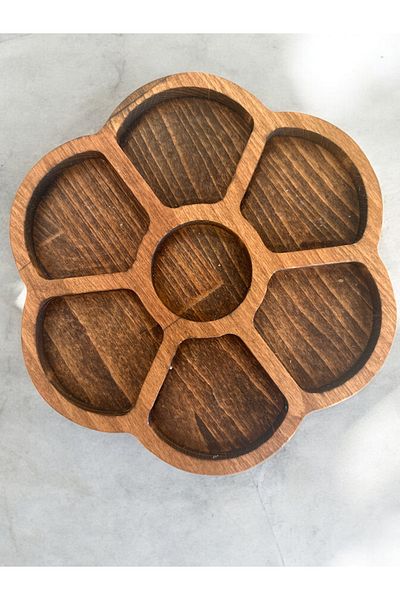 YAT Design Crafts Natural Wood High Quality Presentation Plate - Cheese Snack Bowl Tray