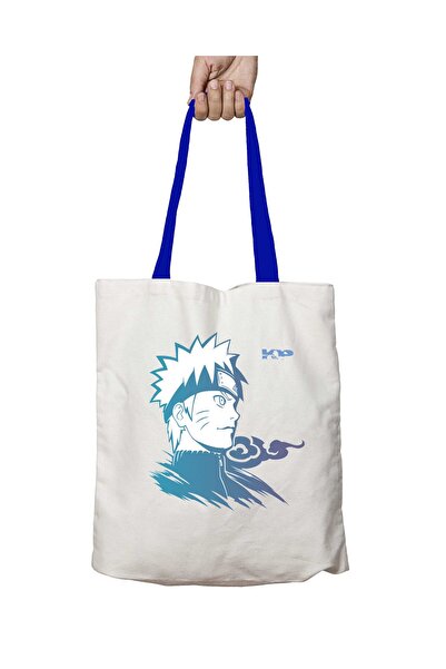 ART HEDİYE حقيبة كتف Kp Naruto قابلة للغسل بمقبض أزرق