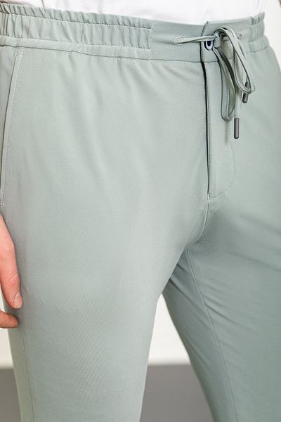 Mcr Straight Super Slim Fit Elastic Waist Drawstring Men's Pants Çağla - 38253.24Y