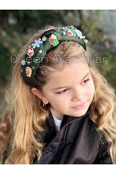 QUEEN AKSESUAR Design de lux Anul Nou Crăciun cu pietre, zăpadă, brad, coroan...