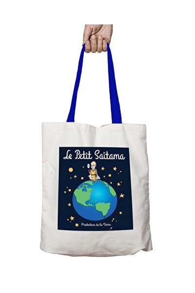 ART HEDİYE Синя сумка з ручками Le Petit Saitama, що можна прати