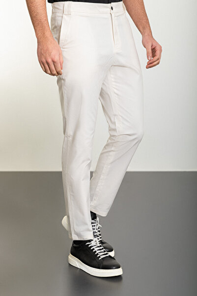 Mcr Ravne Super Slim fit muške pantalone sa elastičnim strukom, bež - 38236.24Y