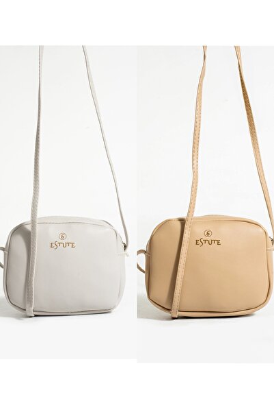 ESTUTE Çapraz askılı günlük spor Mini urban çanta 2’Li paket