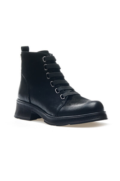 Venüs Γυναικείες καθημερινές μπότες από γνήσιο δέρμα (36-40) 24k 2452701 k Z Μαύρο Nubuck