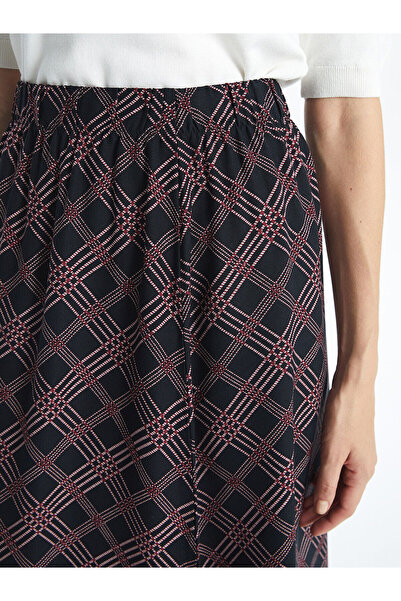 LC Waikiki Γυναικεία φούστα με σχέδιο Lcwk με ελαστική μέση