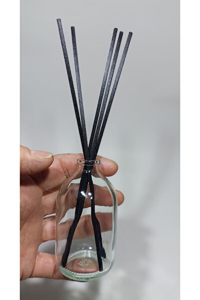 Paradise 50 ml Bambu Oda Parfümü Çubuklu 50 Adet Boş Şişe Siyah Renk 250 Adet...