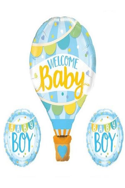 CANSIN Welcome Baby 3-Piece Blue Set