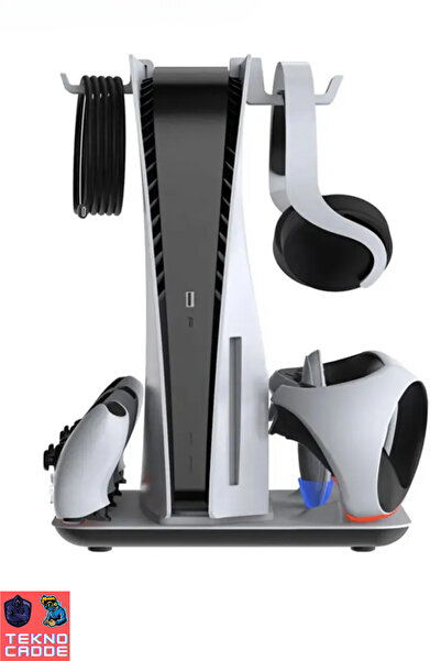 beboncool Tp5-3530 Ps5/Ps5 Slim/Ps5 PRO Uyumlu Multifonksiyonel Şarj Stand So...