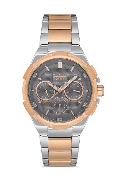 MICHAEL TOMMY Steel Men's Watch Mt-20277G-Crb83