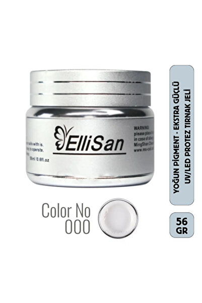 Ellisan Protez Tırnak Jeli - Builder Gel 56 Gram 00 Rakı Beyazı
