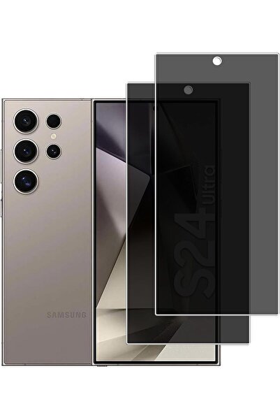 aheaks واقي شاشة Galaxy S24 Ultra متوافق مع زجاج الشاشة الشبح النانوي المقاوم...