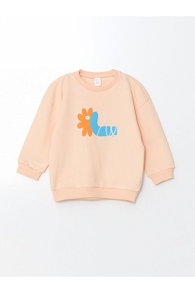 LC Waikiki Lcwk Baby-Jungen-Trainingsanzug-Set mit Rundhalsausschnitt