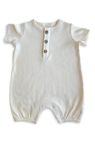Stork Rito Unisex 3 Pieces - Short Sleeve and Snap Fastener Baby Bodysuit and Bodysuit Set