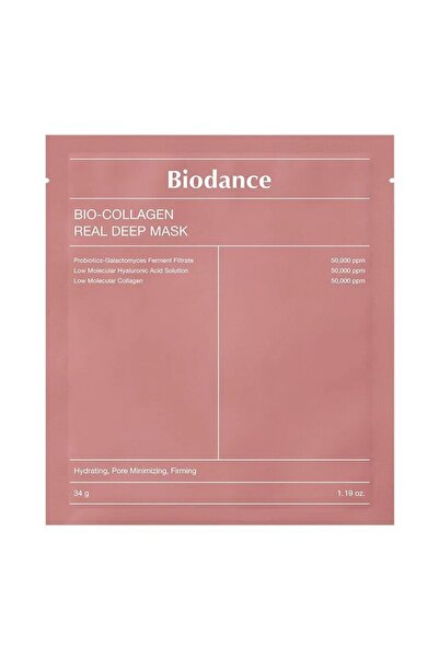 Biodance Bio-Collagen Deep Glow Mask – Tek Gecede Dolgunluk, Sıkılık ve Cam C...