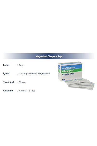 Genel Markalar Magnesium Diasporal Granül 20 Saşe