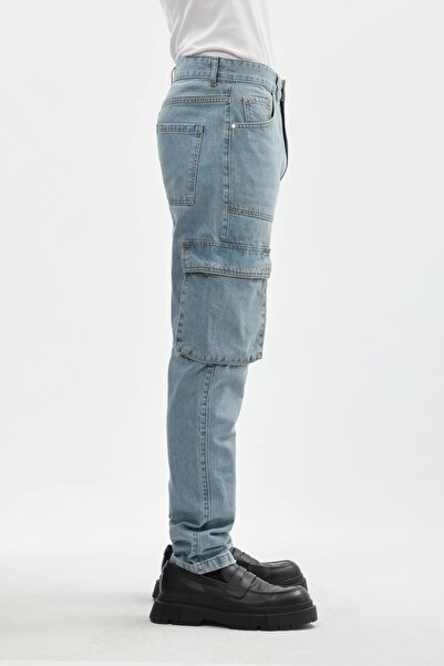 BANNY JEANS Erkek Kargo Cep Jean Pantolon