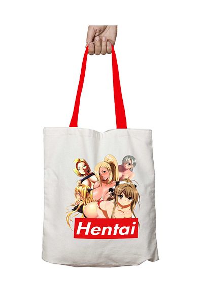 ART HEDİYE Red Handle  Washable Shoulder Bag