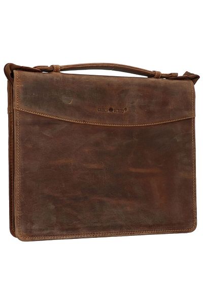Greenburry Vintage Ringmappe Leder 34 cm