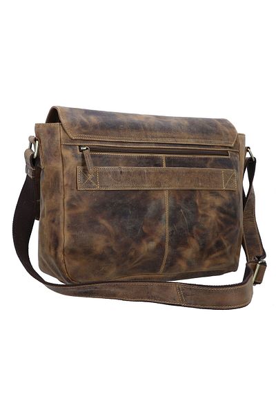 Greenburry Vintage Messenger Leder 40 cm Laptopfach