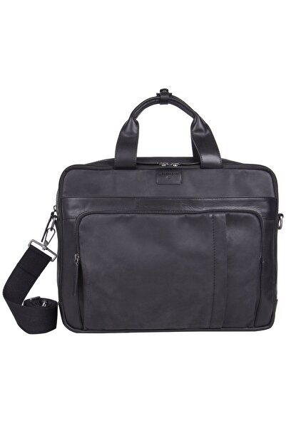 STRELLSON Brick Lane Aktentasche Leder 39 cm Laptopfach