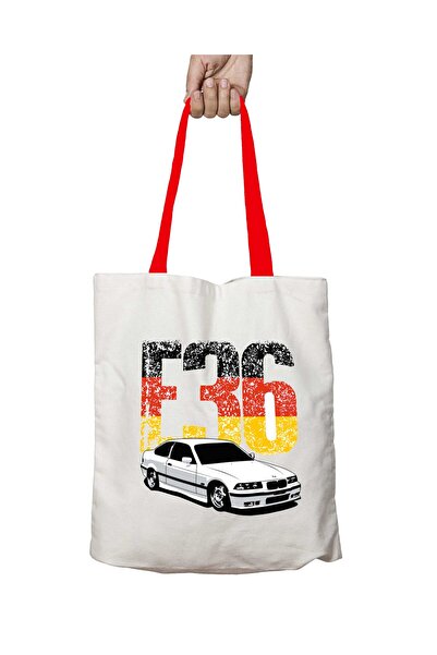 ART HEDİYE Red Handle Bmw M3 E36 Washable Shoulder Bag