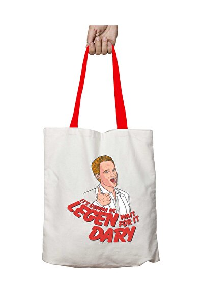 ART HEDİYE Червона сумка з ручками Legendary Barney Stinson How I Met Your Mo...