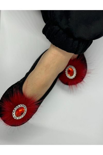 SiFu STYLE Eleganță și confort împreună: pantofi Hürrem Stone Home Ballet Kitty