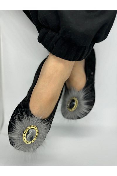 SiFu STYLE Eleganță și confort împreună: pantofi Hürrem Stone Home Ballet Kitty