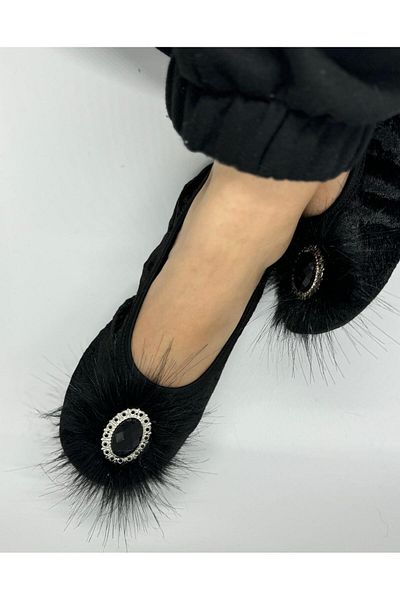 SiFu STYLE Eleganță și confort împreună: pantofi Hürrem Stone Home Ballet Kitty