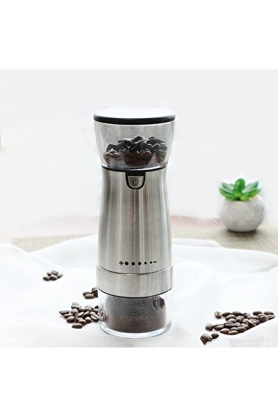Saharaz USB Portable Coffee Grinder Electric, Rechargeable Coffee Grinder, Spice Bean Grinder, 150ml