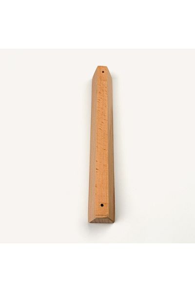 KAYAHAN DESIGN Mâner triunghiular din lemn natural de 128 mm