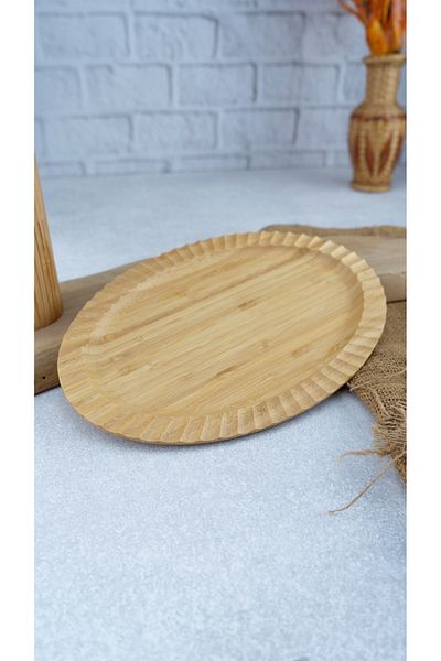 Bambum Large Crumble Oval Plate
