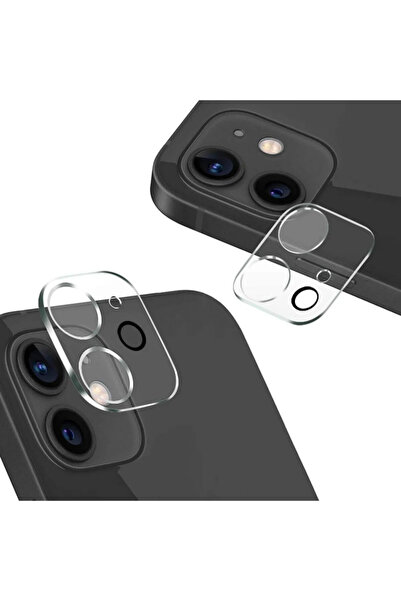 Noppax iPhone 12 Compatible Transparent Full Coverage Camera Protective Lens ...