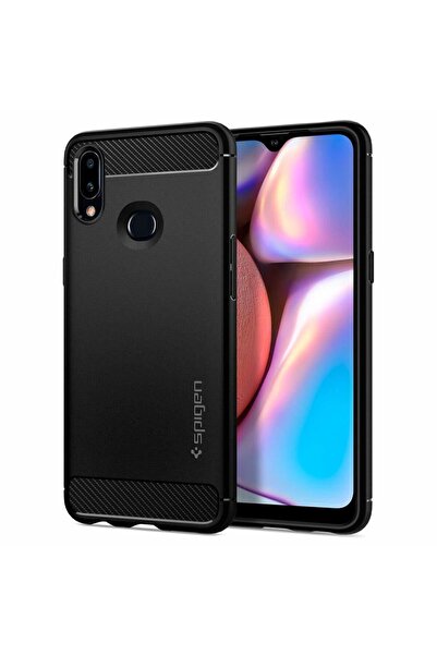 Spigen Galaxy A10s Kılıf Rugged Armor Matte Black - ACS00559