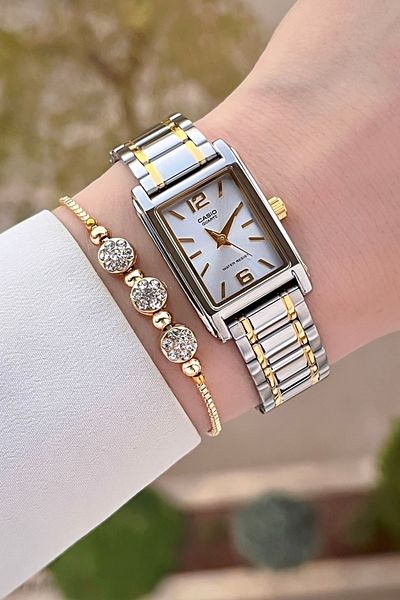 Casio Gold Metallic Color Women's Wrist Watch