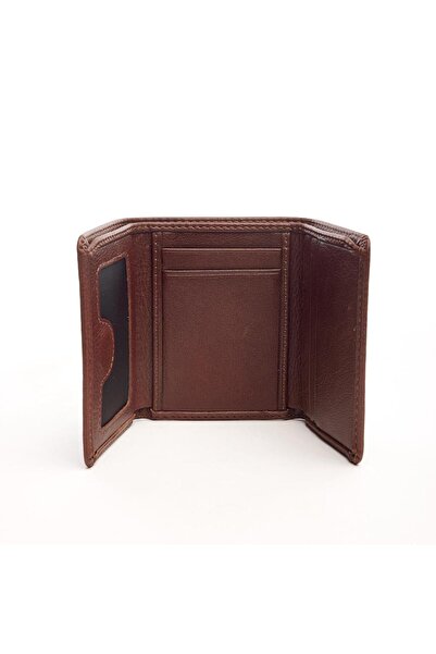 derinet Hakiki Deri Kartlık ve Para Bölmeli Dikey Cüzdan