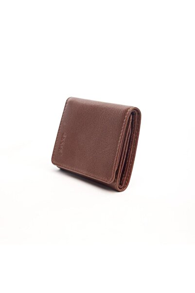 derinet Hakiki Deri Kartlık ve Para Bölmeli Dikey Cüzdan