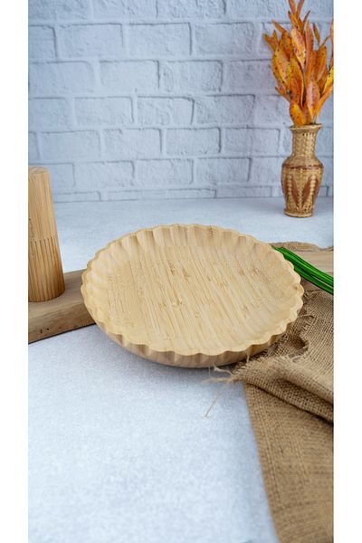 Bambum Large Crumble Salad and Fruit Bowl - Shallow