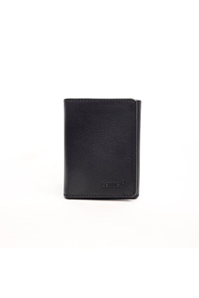 derinet Hakiki Deri Kartlık ve Para Bölmeli Dikey Cüzdan