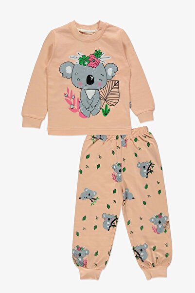 Mnk Baby&Kids SOMON Štampano Dvodelni pidžama set za devojčice - MNK0602