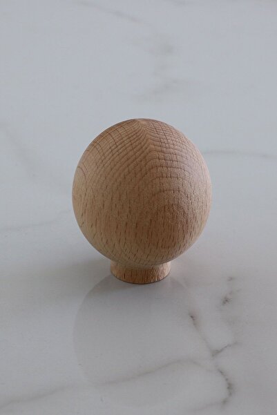 Badem10 Ξύλινη λαβή με κουμπιά μονής βίδας Έπιπλα κουζίνας Συρτάρι Ντουλάπα Ντουλάπα Λαβή Λαβή