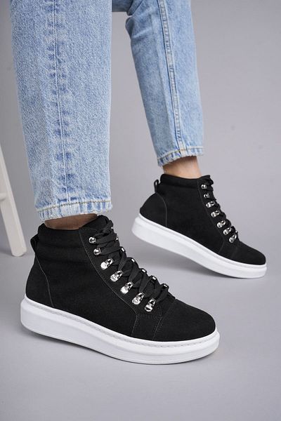 BZ Moda Ottawa B206 - Ανδρικές αθλητικές μπότες με κορδόνια, μαύρα