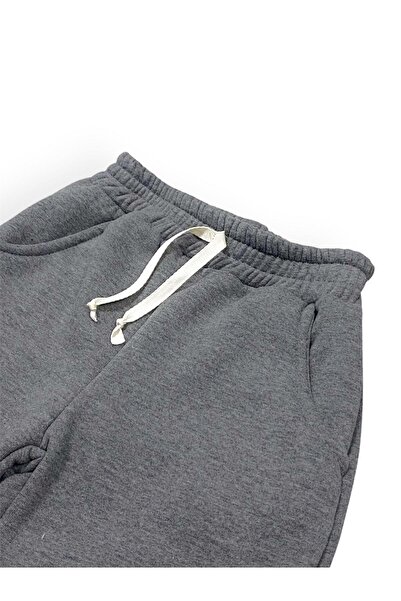 Mnk Baby&Kids Βαμβακερό παντελόνι - επένδυση fleece , 3 νήματα MNK0630 SMOKED