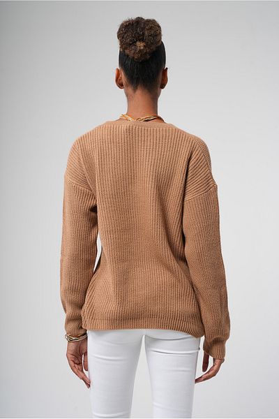 Hopoi Pulover casual de damă cu guler dublu HOP85011