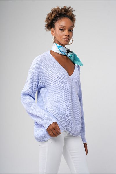 Hopoi Pulover casual de damă cu guler dublu HOP85011