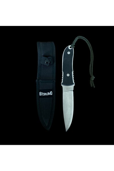 kho military design 25 cm. Sterling Paslanmaz Çelik Kamp B. (Kılıfı İle Birlikte)