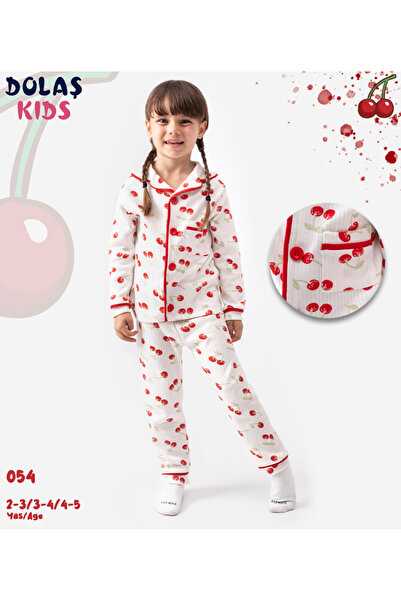 tinytrends Kız Bebek&Çocuk %100 Pamuk Pijama Takımı Baskılı